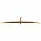 Ekena Millwork Bellingham Timber Gable Bracket, Western Red Cedar, 108"W x 22"H x 1 1/2"D x 3 1/2"F, 5/12 Pitch GBW108X22X0204BEL00SWR - alternate 4